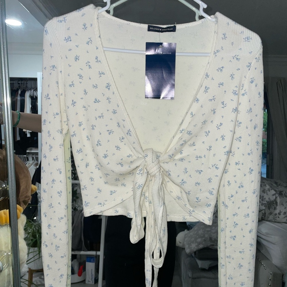 brandy melville tie top